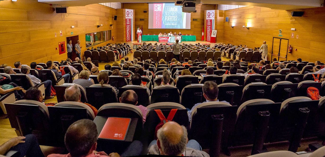 IFEJA ha acogido el Congreso Constituyente de la Federación de Empleados de los Servicios Públicos d