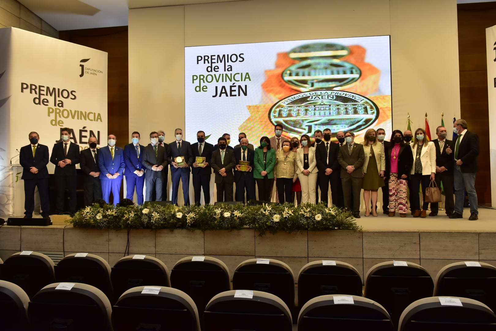Entregado los Premios de la Provincia a Santi Rodríguez, Diario Jaén, Caja Rural y Grupo Gea