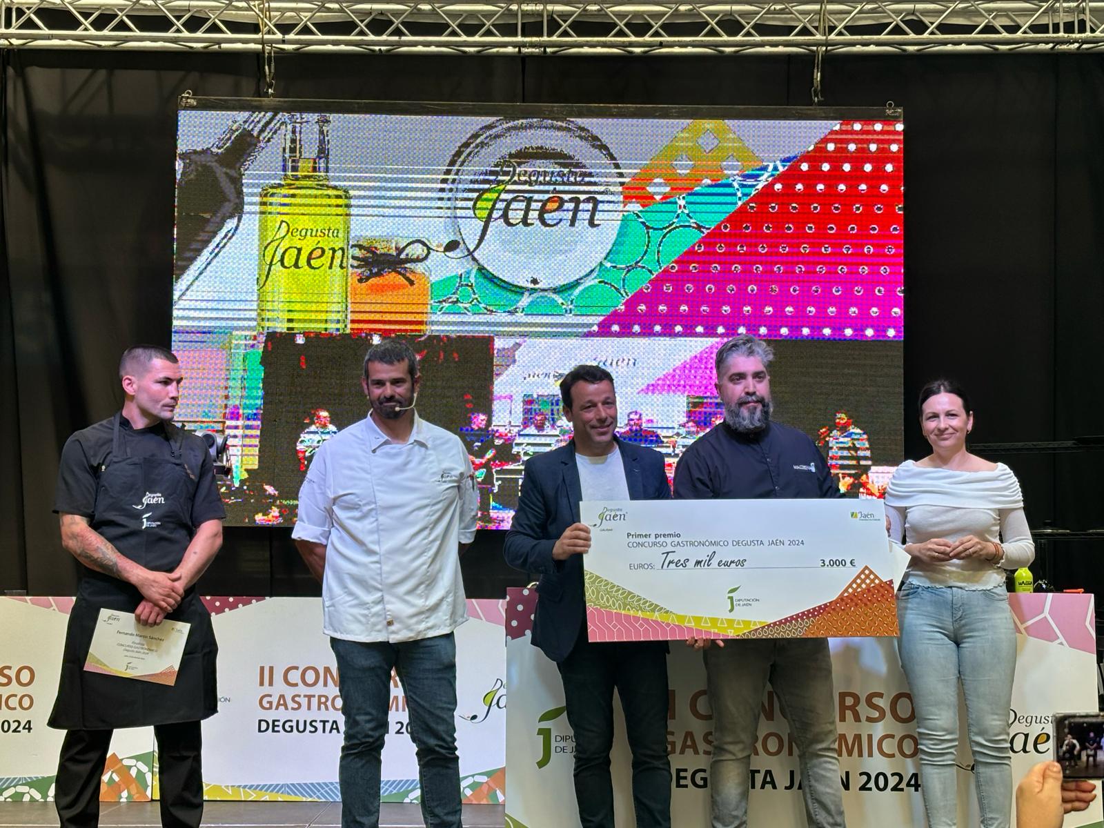 El chef Alan Triñanes, del restaurante Macorina, gana el II Concurso Gastronómico Degusta Jaén