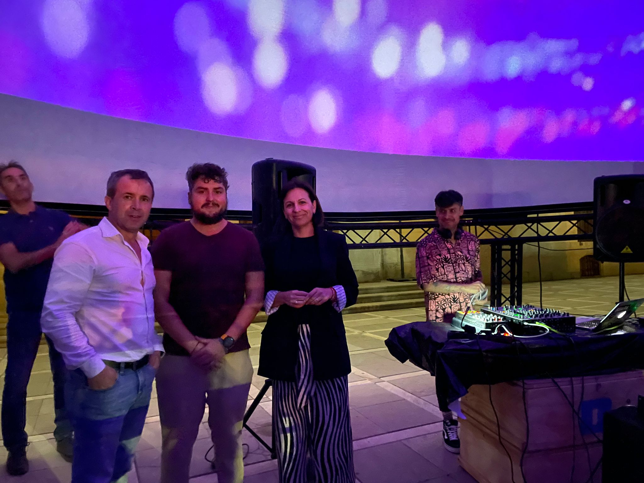 El Palacio Provincial se convierte en un planetario con motivo de la celebración del Día Mundial del Turismo