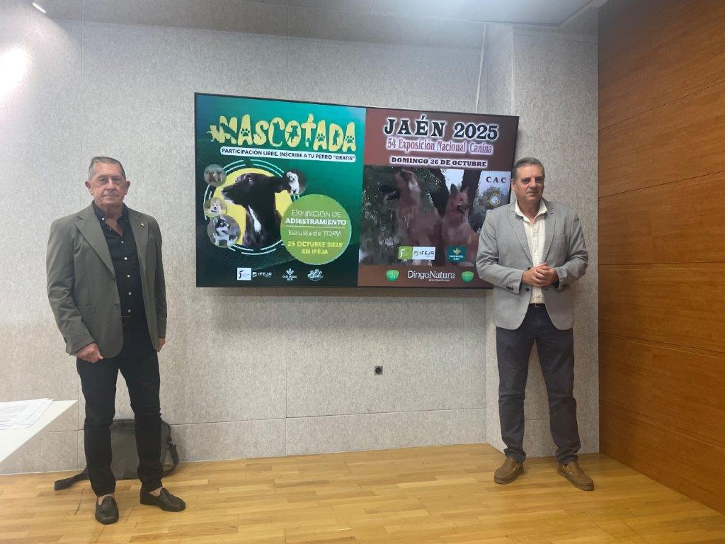 IFEJA acogerá en el marco de Tierra Adentro la 54ª Exposición Nacional Canina “Jaén 2025” con la participación de más de 350 perros de raza    