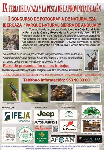 Ibercaza pone en marcha el I Concurso de Fotografía de Naturaleza “Parque Natural Sierra de Andújar”