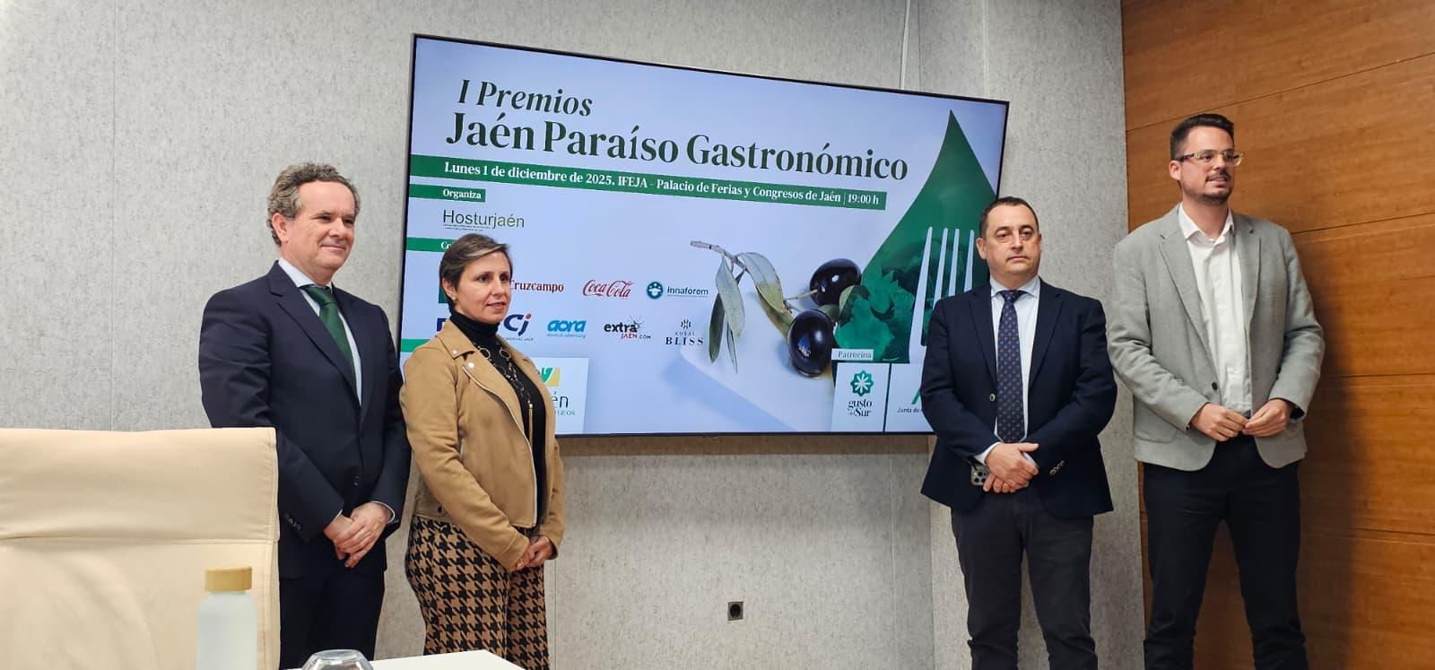 La gala de los I Premios Jaén Paraíso Gastronómico se celebrará el 1 de diciembre en el Palacio de Congresos de Jaén 
